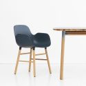 Normann Copenhagen Form Armchair - Wooden Base