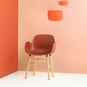 Normann Copenhagen Form Armchair - Wooden Base