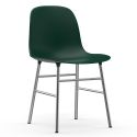 Normann Copenhagen Form Dining Chair - Chrome Base