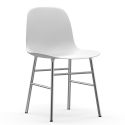 Normann Copenhagen Form Dining Chair - Chrome Base