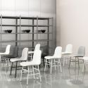 Normann Copenhagen Form Dining Chair - Steel Base