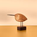 Warm Nordic Beak Birds - Awake Snipe (Teak)