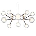 Tooy Nabila 552.12 Pendant - Brushed Brass/Clear Glass