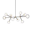 Tooy Nabila 552.10 Pendant - Brushed Brass/Clear Glass