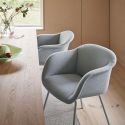 Muuto Fiber Soft Armchair - Tube Base