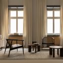 L. Ercolani Reprise Chair with Hide Seat