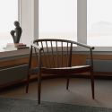 L. Ercolani Reprise Chair with Hide Seat