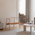 L. Ercolani Reprise Chair with Hide Seat