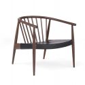 L. Ercolani Reprise Chair with Hide Seat