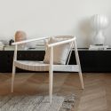L. Ercolani Reprise Chair with Webbed Seat