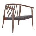 L. Ercolani Reprise Chair with Webbed Seat