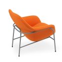 Normann Copenhagen Drape Lounge Chair, Low - Steel Leg