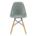 Vitra Eames DSW Fiberglass Chair, Sea Foam Green