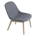 Muuto Fiber Lounge Chair With Wood Base 