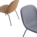 Muuto Fiber Lounge Chair With Tube Base 