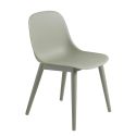 Muuto Fiber Recycled Side Chair - Wood Base