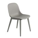 Muuto Fiber Recycled Side Chair - Wood Base