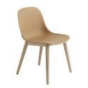 Muuto Fiber Recycled Side Chair - Wood Base