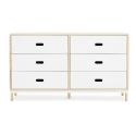 Normann Copenhagen Kabino 6 Drawer Dresser - White