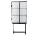 Ferm Living Haze Vitrine Glass Cabinet - Wired Glass