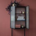 Ferm Living Haze Vitrine Glass Cabinet - Wired Glass