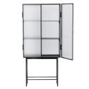 Ferm Living Haze Vitrine Glass Cabinet - Wired Glass