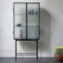 Ferm Living Haze Vitrine Glass Cabinet - Wired Glass