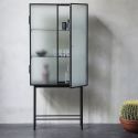 Ferm Living Haze Vitrine Glass Cabinet - Wired Glass