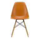 Vitra Eames DSW Fiberglass Chair, Ochre Dark