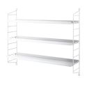 String Pocket Metal Shelving - White