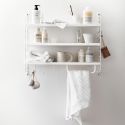String Pocket Metal Shelving - White