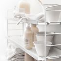 String Pocket Metal Shelving - White