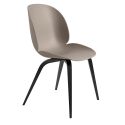 Gubi Beetle Dining Chair - Unupholstered - Wooden Leg Base