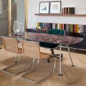 Knoll Grasshopper Rectangular Marble Table