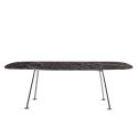 Knoll Grasshopper Rectangular Marble Table