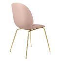 Gubi Beetle Dining Chair - Front Upholstery - Metal Leg Base