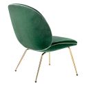 Gubi Beetle Lounge Chair - Conic Metal Leg Base