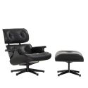 Vitra Eames Lounge Chair & Ottoman - Black Ash