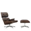 Vitra Eames Lounge Chair & Ottoman - Black Pigmented Walnut