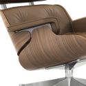 Vitra Eames Lounge Chair & Ottoman - Black Pigmented Walnut