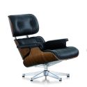 Vitra Eames Lounge Chair - Black Pigmented Walnut