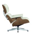 Vitra Eames Lounge Chair - White Pigmented Walnut