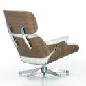 Vitra Eames Lounge Chair - White Pigmented Walnut