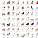 Vitra Design Museum Poster - Chair Collection