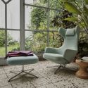 Vitra Grand Repos Lounge Chair with Ottoman