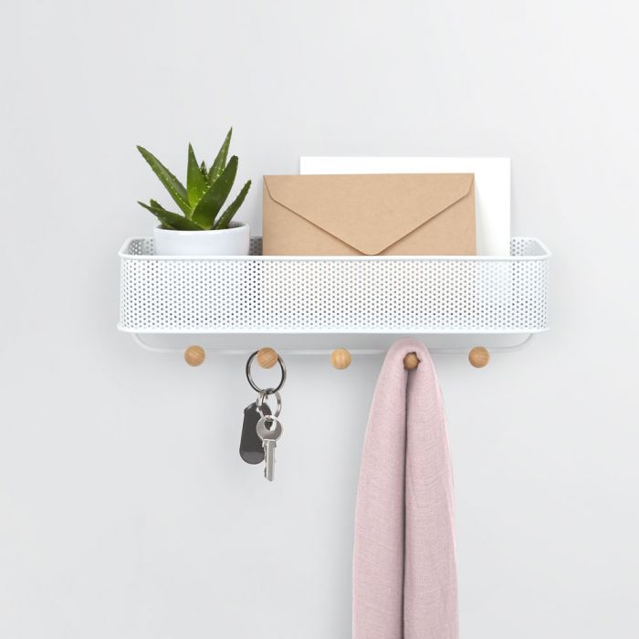 Hallway sales wall organiser