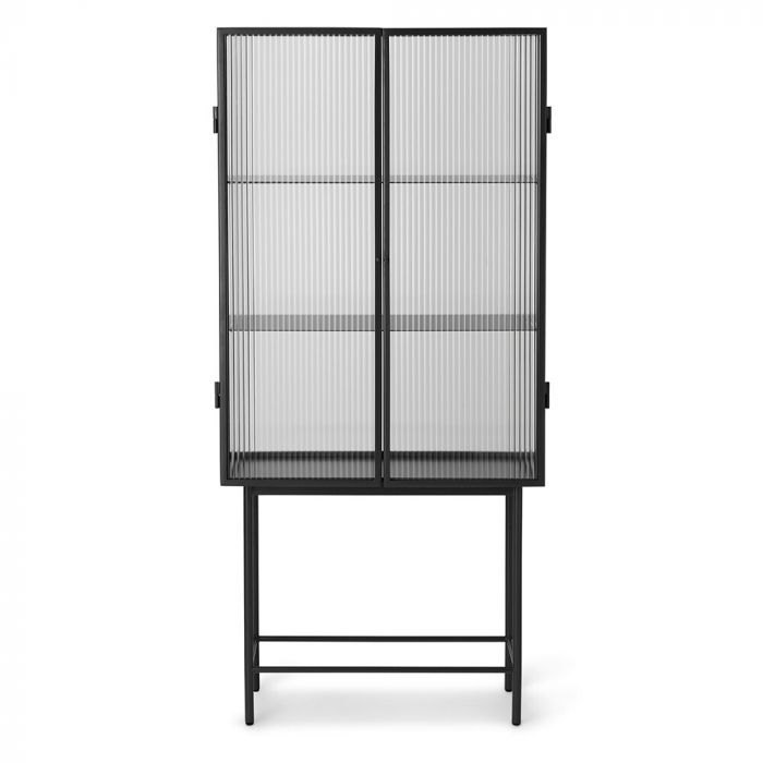 Reeded glass on sale bathroom cabinet