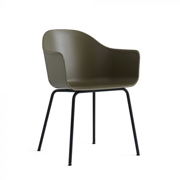 Audo Copenhagen Harbour Chair - Steel Base, Plastic Shell
