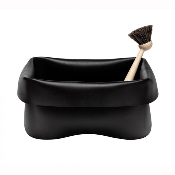 Normann Copenhagen Washing Up Bowl & Brush - Black