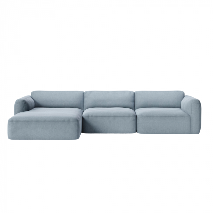 &Tradition Develius Mellow 3 Seater Chaise Sofa